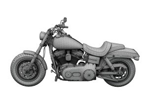 harley-davidson fxdf dyna fat bob 2015 3D 模型