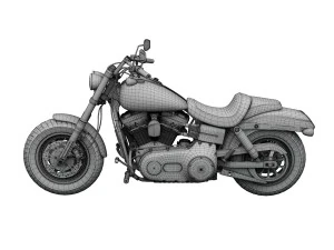 harley-davidson fxdf dyna fat bob 2015 3D Model