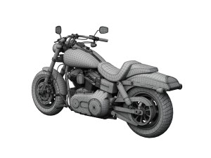 harley-davidson fxdf dyna fat bob 2015 3D 模型