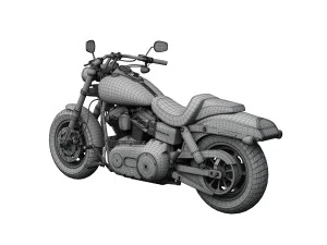 harley-davidson fxdf dyna fat bob 2015 3D Model