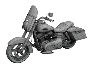 harley-davidson fld dyna switchback 2015 3D Model