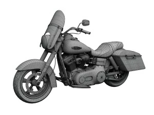 harley-davidson fld dyna switchback 2015 3D Model
