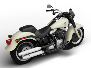 harley-davidson flstfb softail fat boy lo 2015 Model 3D