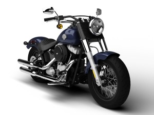 harley-davidson fls softail slim 2015 3D 模型