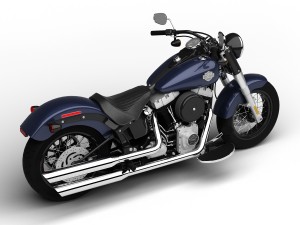 harley-davidson fls softail slim 2015 3D 模型