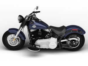 harley-davidson fls softail slim 2015 3D 模型
