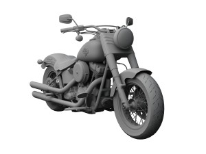 harley-davidson fls softail slim 2015 3D 模型