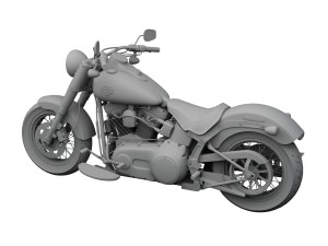 harley-davidson fls softail slim 2015 3D 模型