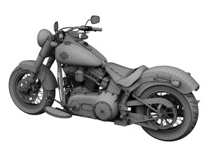 harley-davidson fls softail slim 2015 3D 模型