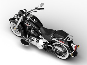 harley-davidson flstn softail deluxe 2015 Model 3D