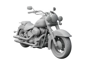 harley-davidson flstn softail deluxe 2015 Model 3D