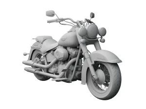 harley-davidson flstn softail deluxe 2015 3D Model