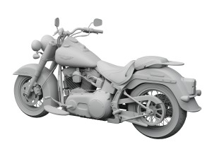 harley-davidson flstn softail deluxe 2015 Model 3D