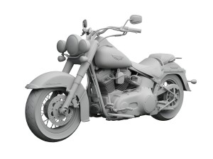harley-davidson flstn softail deluxe 2015 Model 3D