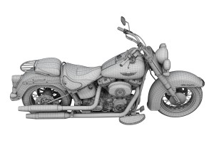 harley-davidson flstn softail deluxe 2015 Model 3D