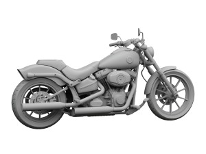 harley-davidson fxsb softail breakout 2015 3D-Modell