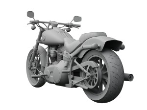 harley-davidson fxsb softail breakout 2015 3D-Modell