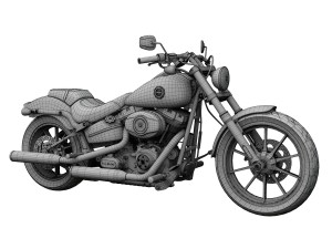harley-davidson fxsb softail breakout 2015 3D-Modell