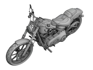 harley-davidson fxsb softail breakout 2015 3D-Modell