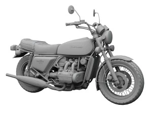honda gl1000 goldwing 1975 3D Model