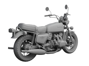 honda gl1000 goldwing 1975 3D Model