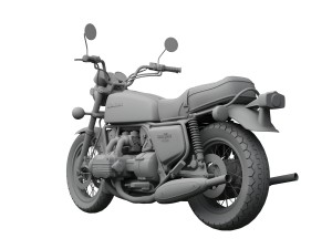 honda gl1000 goldwing 1975 3D Model