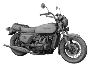 honda gl1000 goldwing 1975 3D Model