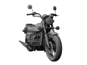 honda gl1000 goldwing 1975 3D Model