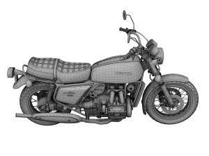 honda gl1000 goldwing 1975 3D Model