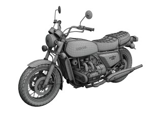 honda gl1000 goldwing 1975 3D Model
