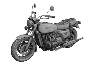 honda gl1000 goldwing 1975 3D Model