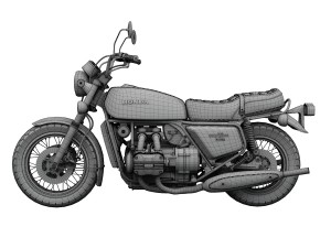 honda gl1000 goldwing 1975 3D Model