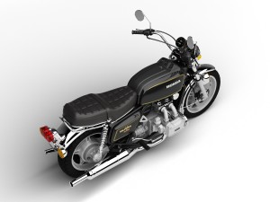 honda gl1000 goldwing 1978 3D-Modell