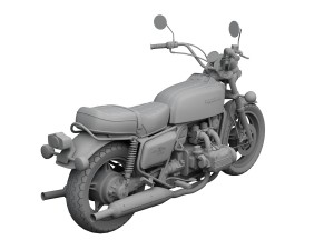 honda gl1000 goldwing 1978 3D-Modell