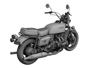 honda gl1000 goldwing 1978 3D-Modell
