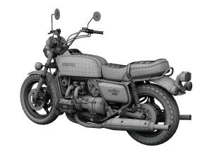 honda gl1000 goldwing 1978 3D-Modell