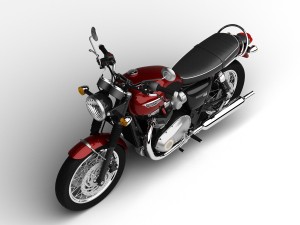 triumph bonneville t120 2016 3D Model