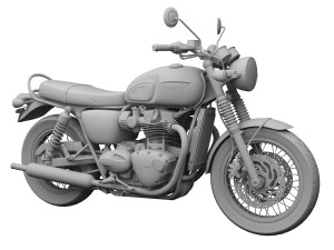 triumph bonneville t120 2016 3D Model