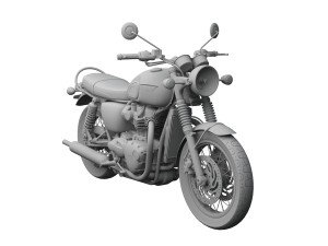 triumph bonneville t120 2016 3D Model