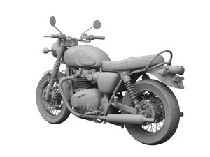 triumph bonneville t120 2016 3D Model