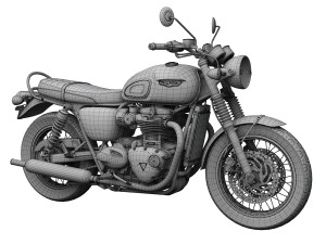 triumph bonneville t120 2016 3D Model