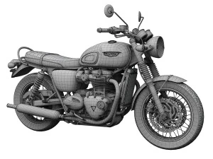 triumph bonneville t120 2016 3D Model