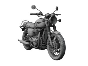 triumph bonneville t120 2016 3D Model