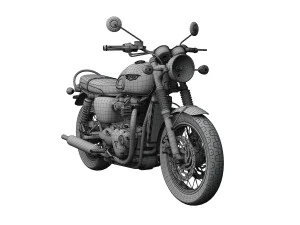 triumph bonneville t120 2016 3D Model
