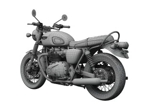 triumph bonneville t120 2016 3D Model