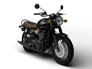 triumph bonneville t120 black 2016 3D Model