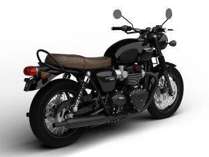 triomphe bonneville t120 noir 2016 Modèle 3D