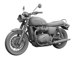 triomphe bonneville t120 noir 2016 Modèle 3D