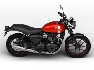 triumph street twin 2016 3D Model