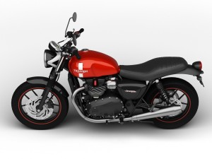 triumph street twin 2016 3D Model